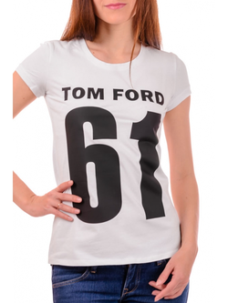 ФУТБОЛКА ЖЕНСКАЯ БЕЛАЯ TOM FORD ФУТБОЛКА ЖЕНСКАЯ БЕЛАЯ TOM FORD
