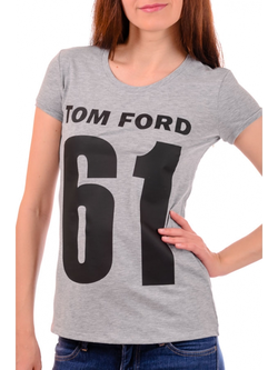 ФУТБОЛКА ЖЕНСКАЯ СЕРАЯ TOM FORD ФУТБОЛКА ЖЕНСКАЯ СЕРАЯ TOM FORD