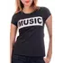 ФУТБОЛКА ЖЕНСКАЯ СИНЯЯ MUSIC ФУТБОЛКА ЖЕНСКАЯ СИНЯЯ MUSIC
